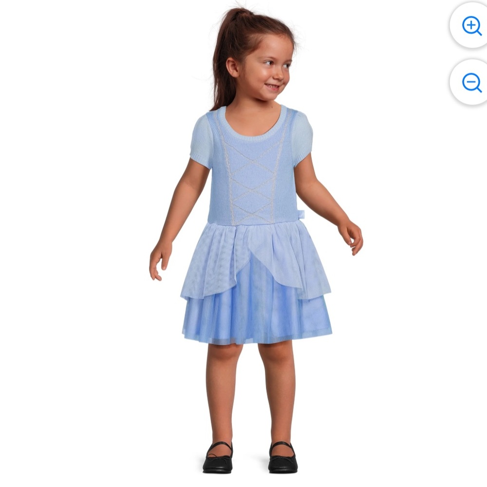 NWT Disney Princess  Toddler Girls Cinderella Cosplay Dress